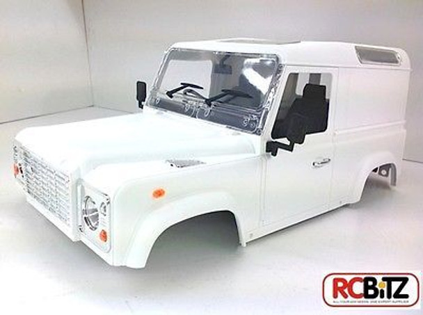 1/10 Land Rover D90 VAN Hard Plastic Body Kit AMAZING Detail & INTERIOR G2 Box