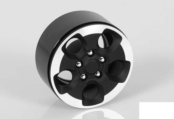 Rugged 1.9" Scale Beadlock Wheels RC4WD Z-W0162 5 Spoke 12mm hex  Havoc RC