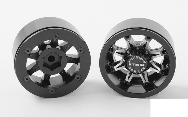 RC4WD Mickey Thompson MT Metal Series MM-164M 1.9" Wheels Z-W0249 RC Black