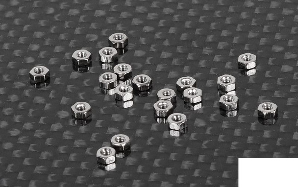 Regular M1.6 Nuts SILVER Z-S1230 RC4WD Militants wheels D90 D110 Fender Flare