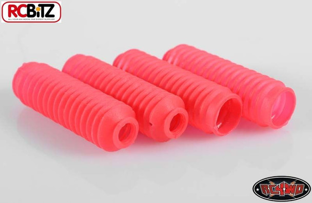 Super Scale Shock Boots RED 4 RUBBER Absorber Covers RC4WD Boot TOY Z-S0948