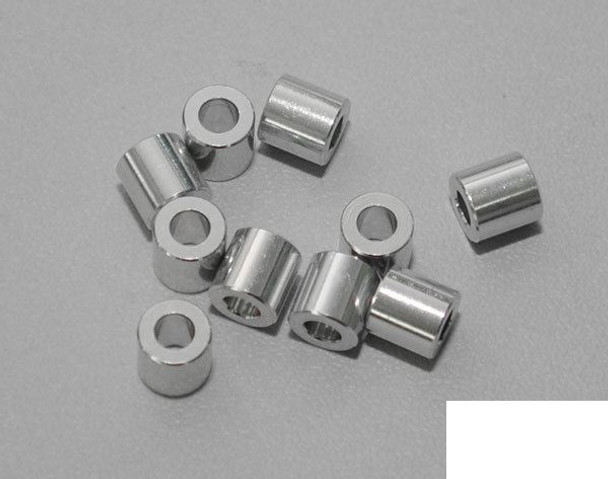 6mm Silver Spacer w/ M3 Hole 10 Z-S0058 RC4WD washers suspension steering Alloy