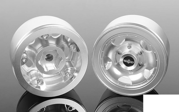 Breaker 1.55" Beadlock Wheels Z-W0273 RC4WD scale bolts and centre Hubs TF2 G2