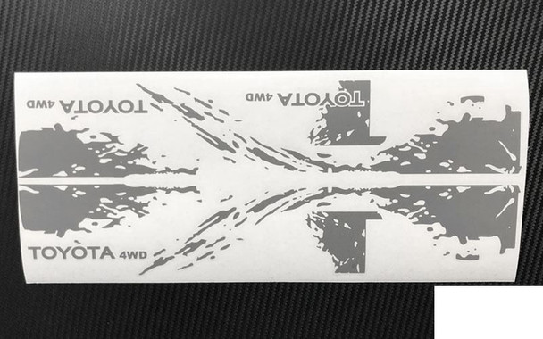 RC4WD TOY Dirty Stripes Mojave II 2 4 Door Decal Sheet GREY Z-B0204 Sticker Logo RC4WD TOY Dirty Stripes Mojave II 2 4 Door Decal Sheet GREY Z-B0204 Sticker Logo