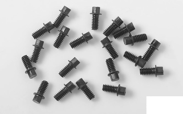 RC4WD Miniature Scale Hex Bolts M2 x 4mm BLACK Z-S1802 Bolt Detail Fuel AXE 2.2"