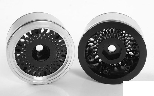 Black Mesh 1.55" Beadlock Wheels Z-W0103 RC4WD scale wheel G2 TF2 1.5" rcBitz Black Mesh 1.55" Beadlock Wheels Z-W0103 RC4WD scale wheel G2 TF2 1.5" rcBitz