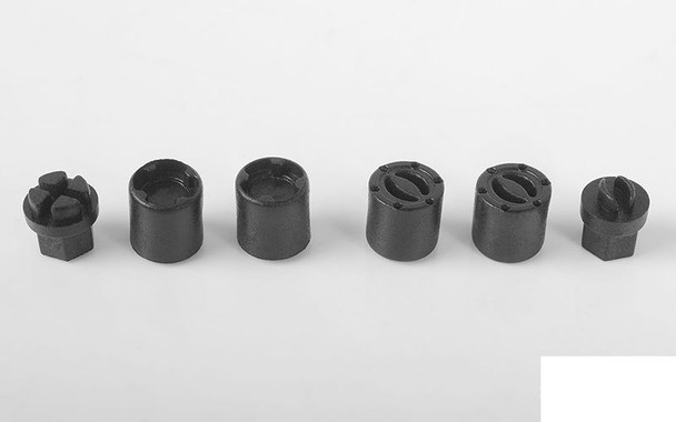 RC4WD 1/18 Scale Warn Front & Rear Hubs Z-S1921 18th G2 ALL MODELS Hub ABS