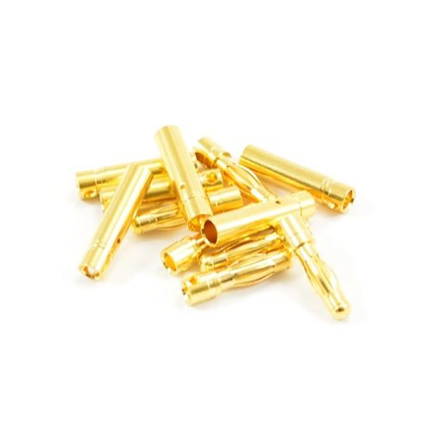 Etronix 4.0mm Gold Bullet Connectors (6 Pairs Male Female) ET0607 Connector RC