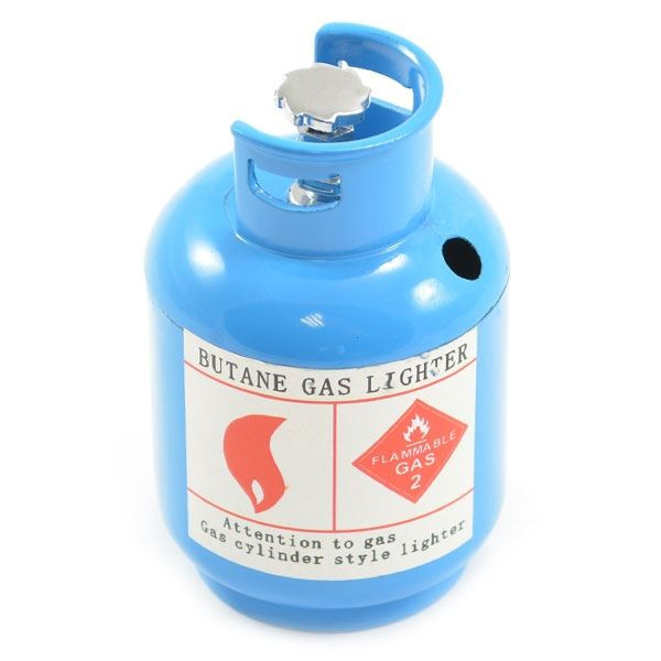 Fastrax Scale Painted Alloy Gas Bottle FAST2349B BLUE 60mm x 38mm dia