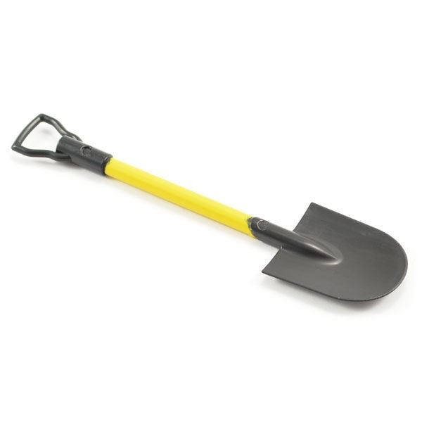 Fastrax Scale Moulded Shovel FAST2347 120mm plastic Yellow/Black TOY