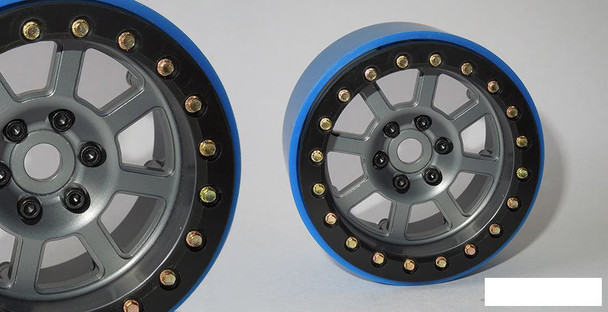 SSD 2.2" Wide Assassin PL Beadlock Wheels GREY SSD00187 Pro-Line SCX10 II