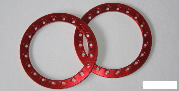 SSD 1.9" RED Aluminum Beadlock Rings (2) SSD00271 SSD-RC Replacement Ring
