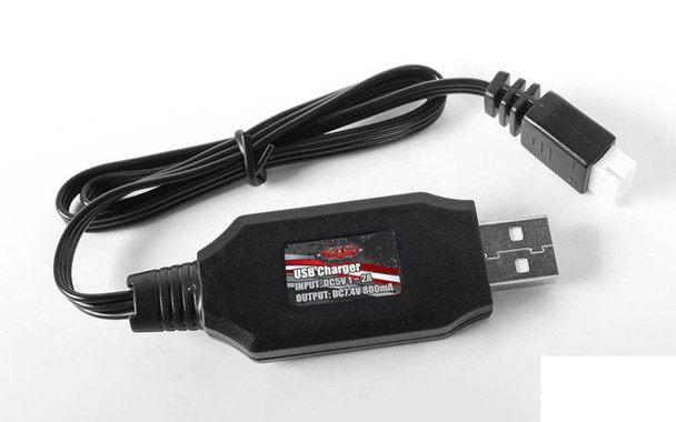 RC4WD 2s Lipo Balance Charger Z-E0111 USB 800mA 480mm cable XH-3Pin plug 18th