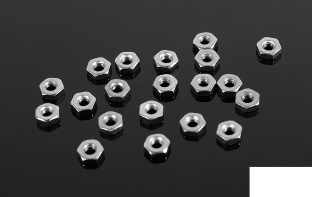 CLEARANCE 30% DISCOUNT Regular M2.5 Silver Nuts (20) Z-S0369 RC4WD Militants wheels Scale Handy Cart