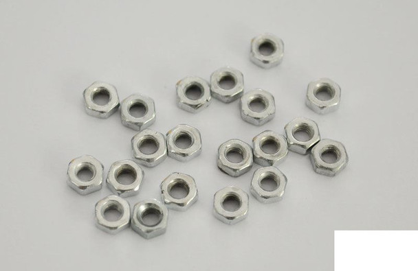 Regular M3 Nuts (20) Z-S0628 RC4WD T-Rex 60 5.5mm Nut Flat SILVER RC