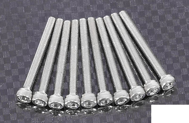Socket Head Cap Screws M3 X 30mm (10) Z-S0716 RC4WD 2.5mm driver SILVER