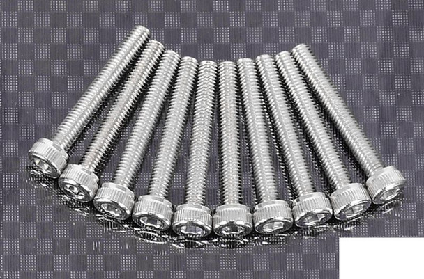 Socket Head Cap Screws M3 X 22mm (10) Z-S0717 RC4WD 2.5mm driver SILVER