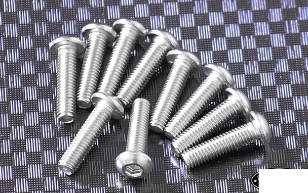 Button Head Cap Screws M3 x 12mm (10) Z-S0721 RC4WD 2.5mm driver SILVER