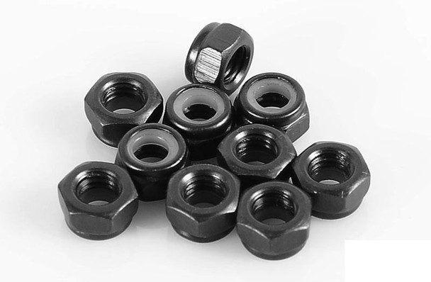 Nylock Nuts M5 (Black) Z-S0848 RC4WD nut 8mm driver size rcBitz