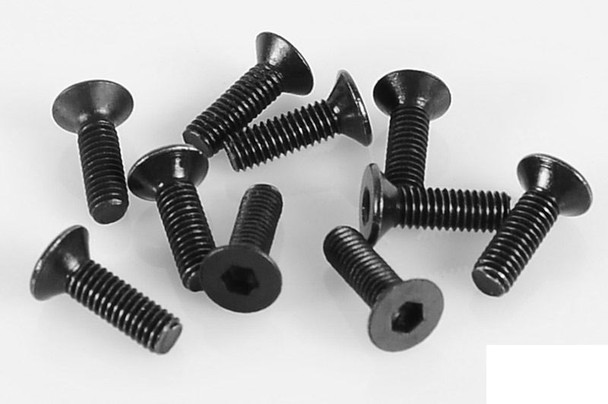 Steel Flat Head Cap Screws M3 x 10mm (10) Z-S0860 RC4WD 4Runner D44 HPI Screw