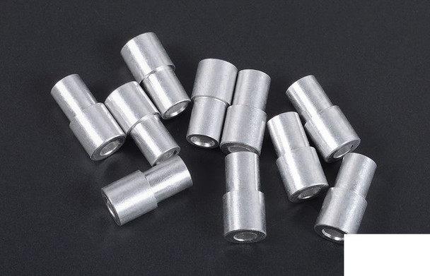 CLEARANCE 30% DISCOUNT 12mm Steps spacers (Silver) Z-S1244 RC4WD 5-6mm dia 12mm long M3 hole 3.1mm