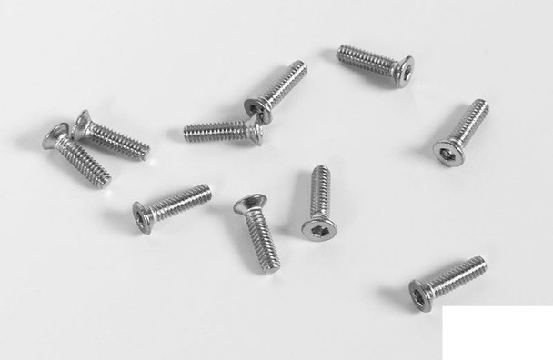 Flat Head Socket Cap Screw M2 x 8mm (10) Z-S1257 RC4WD 1.5mm Hex countersunk