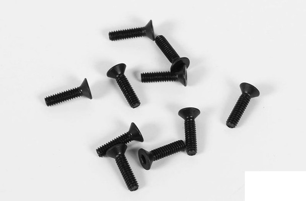Steel Flat Head Socket Cap Screw M2 x 8mm x10 Z-S1259 RC4WD for narrow pin mount
