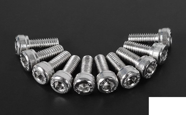 CLEARANCE 30% DISCOUNT Socket Head Cap Screws M4 x 10mm (10) Z-S1269 RC4WD Silver Hex head Screw RC