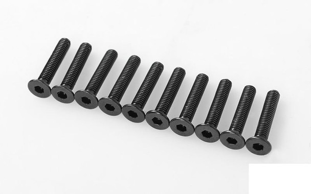Steel Flat Head Socket Cap Screws M3 x 16mm x10 Z-S1720 RC4WD M416 TF2 LWB mnt