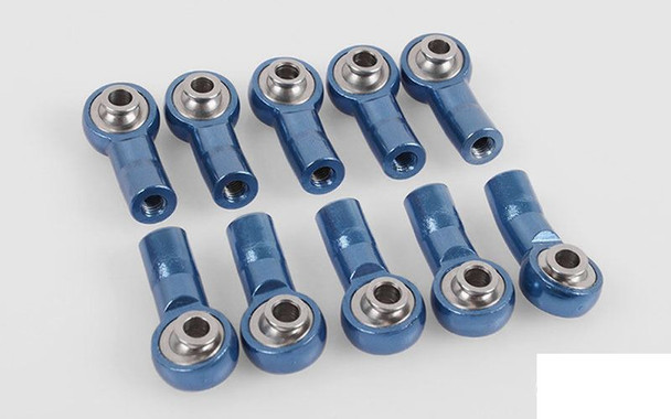 CLEARANCE 30% DISCOUNT M3 Bent Aluminum Axial Style Rod End BLUE x10 Z-S1358 RC4WD Medium 21mm bent