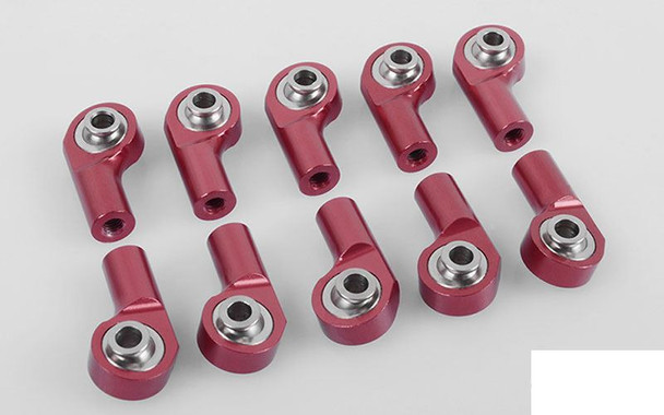 CLEARANCE 30% DISCOUNT M3 Offset Short Aluminum Axial Style Rod End RED x10 Z-S1368 RC4WD 20mm steer