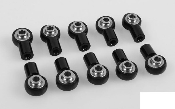 M3 Mini Aluminum Axial Style Rod End BLACK x10 Z-S1370 RC4WD 17mm short