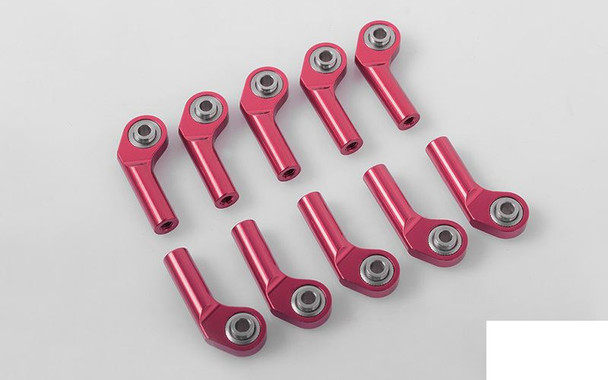 M3 Extended Offset Long Aluminum Rod Ends RED (10) Z-S1697 RC4WD 20mm RC