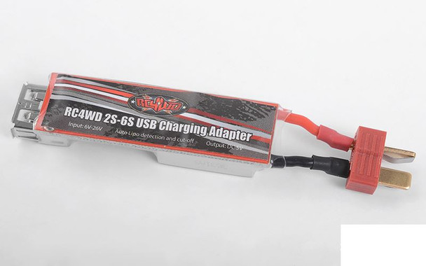 RC4WD 2S 6S USB Charging Adapter "T" Deans Style Plug Z-E0109 LiPo charger phone
