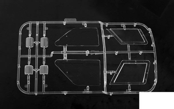 RC4WD 1985 Toyota 4Runner Clear Parts (B) Z-B0195 Side Topper & light lenses