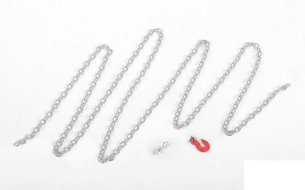 RC4WD Scale Silver Chain 39" 1m Z-S1956 Stainless load secure Chains Semi Lorry