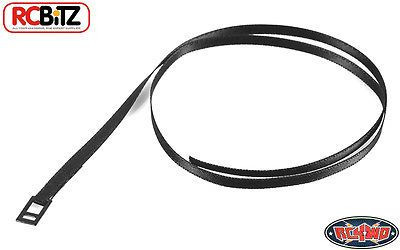 Tie Down Lashing Tough Strap BLACK Metal Latch 400mm x 3.5mm rope RC4WD Z-S0925