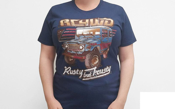 CLEARANCE 30% DISCOUNT RC4WD Rusty but Trusty Shirt Women S Z-L0256 T-Shirt Color Screen Printed Front
