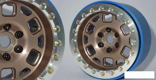 SSD 2.2" Contender PL Beadlock Wheels BRONZE SSD00314 Gold ProLine Silver Bead