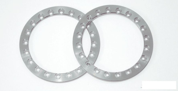SSD 1.9" Silver Aluminum Beadlock Rings (2) SSD00359 for SSD-RC wheels