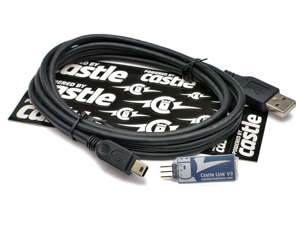 Castle Link V3 USB Adaptor CC011-0119-00 Castle Creations Programming to setup