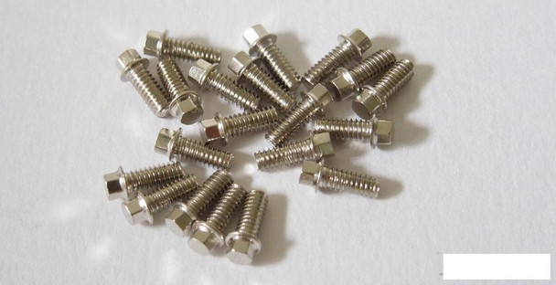 SSD Silver M2 Scale Hex Bolts (20) SSD00369 M2 x 5mm miniature bolt SSD-RC