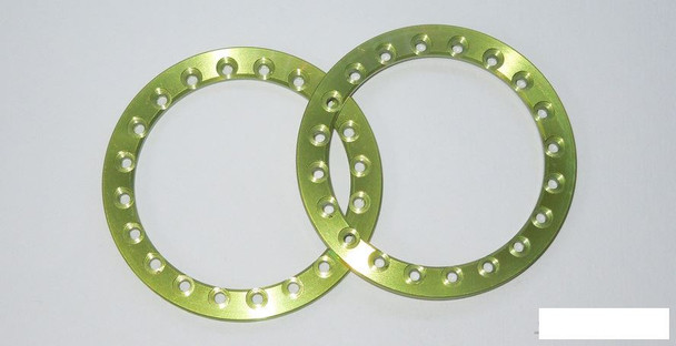 SSD 1.9" Green Aluminum Beadlock Rings (2) SSD00371 for SSD-RC wheels ring