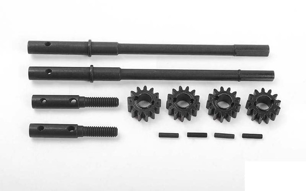 Replacement Rear Axles Gears Portal REAR Axle for Axial AR44 Z-S1943 RC4WD AR-44