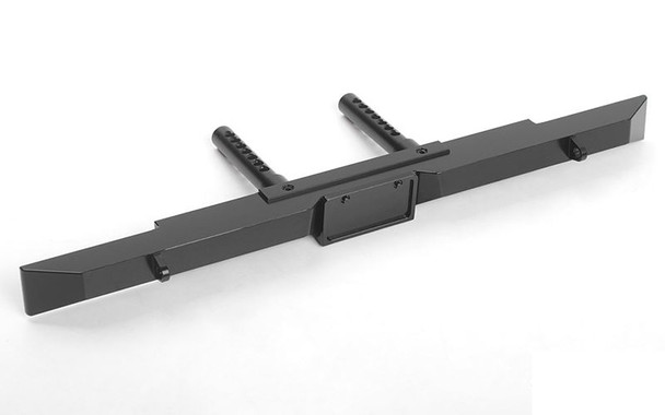 Tough Armor REAR Bumper for Traxxas TRX-4 BLACK Z-S1987 RC4WD TRX4 License plate