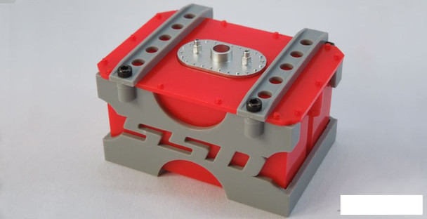 SSD Scale Fuel Cell Receiver Box Set SSD00289 Trail King Plastic Tank 62x51x36mm