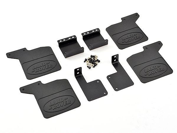 Fastrax TRX-4 Rubber Mudflaps & Alloy Mounts For Defender FTTX343 TRX4 TRX 4