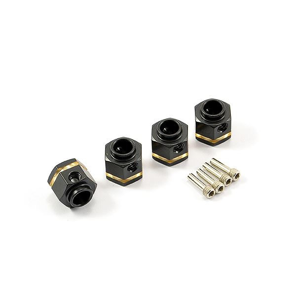 Fastrax TRX-4 Brass Hex Wheel Hubs V2 +5mm (4) FTTX341BR TRX4 TRX 4 Traxxas