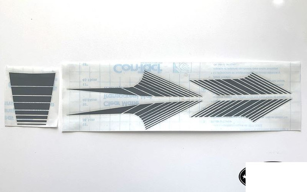 CLEARANCE 30% DISCOUNT RC4WD Classic Stripes for 1985 4Runner Sheet GREY Z-B0213 4 Runner decal strip