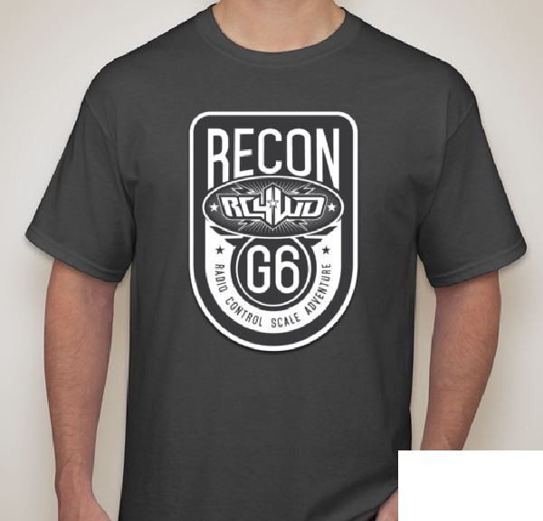 CLEARANCE 30% DISCOUNT RC4WD Recon G6 Logo Shirt (M) Z-L0149 MEDIUM Screen Printed G 6 T-Shirt